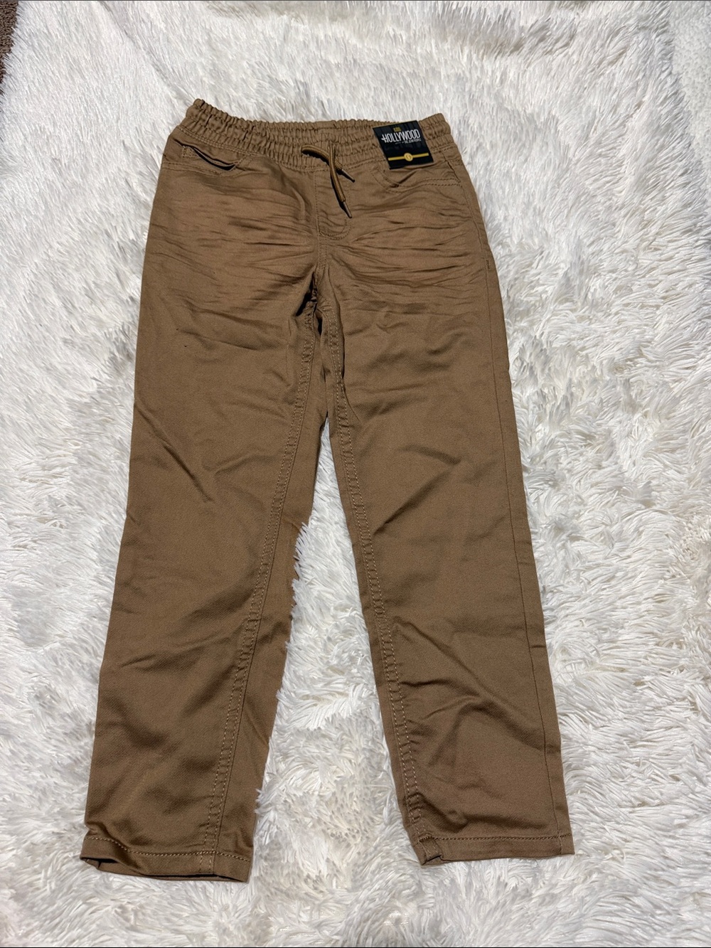 JollyWorld Kids Brown Casual Drawstring Pants